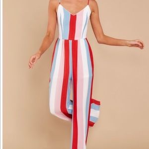 Striped Jumpsuit